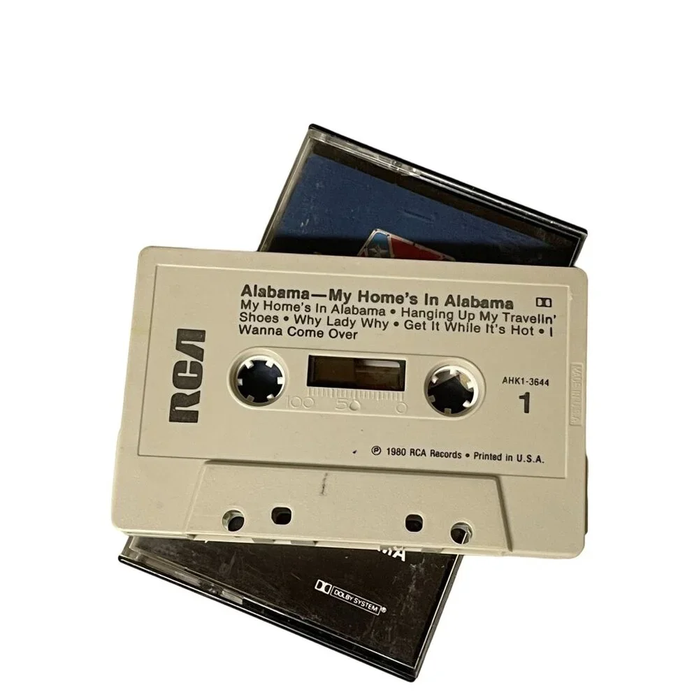 Vintage 1980 Alabama Cassette My Homes In Alabama Used RCA Tested - Picture 3 of 12